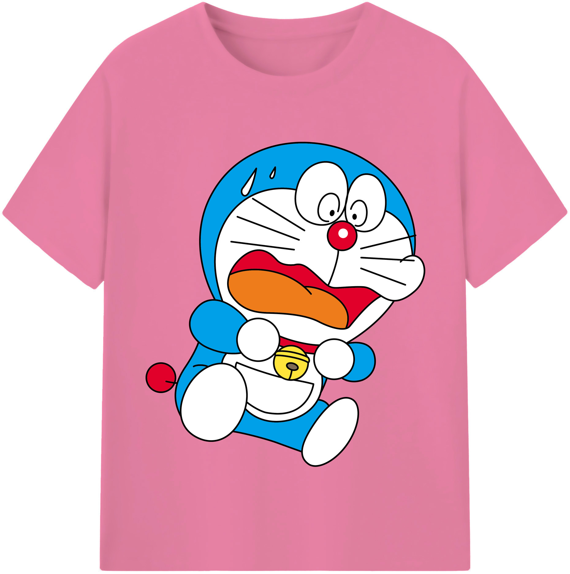 （画像用） ドラえもん Doraemon 綿100％半袖Tシャツ（フロントプリント）